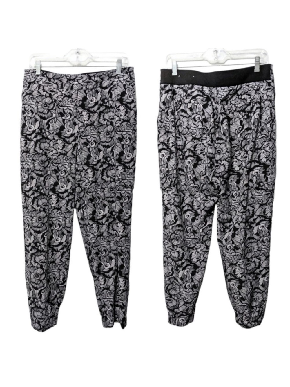 SOFT SURROUNDINGS Go Lively Stamped Floral Cargo Pants M